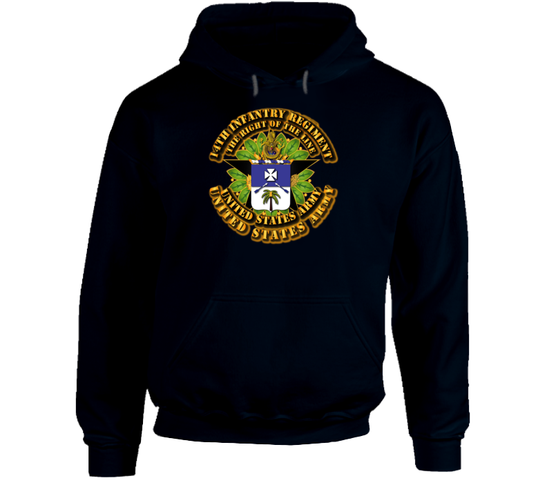 Army - Coa - 14th Infantry Regiment Hoodie