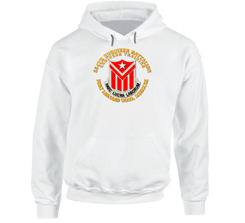 554th Engineer Battalion Eng Tng Ft Leonard Wood Mo - Hoodie