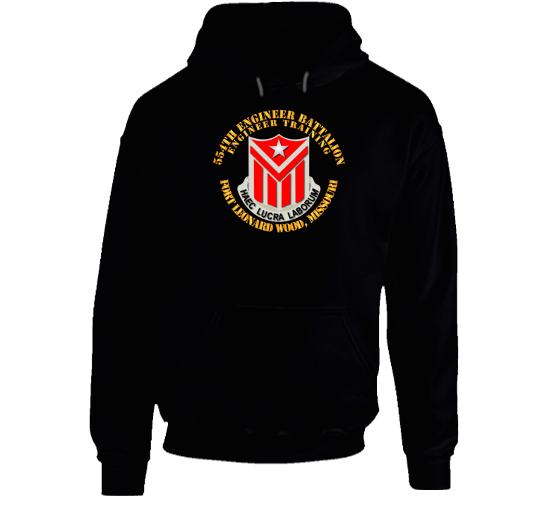 554th Engineer Battalion Eng Tng Ft Leonard Wood Mo - Hoodie