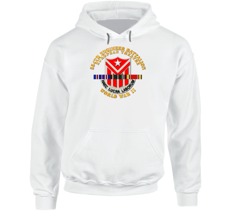 554th Engineer Battalion W Svc Wwii - Hoodie