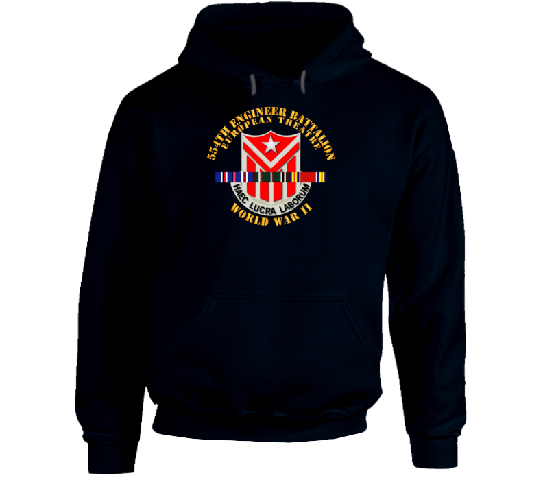 554th Engineer Battalion W Svc Wwii - Hoodie