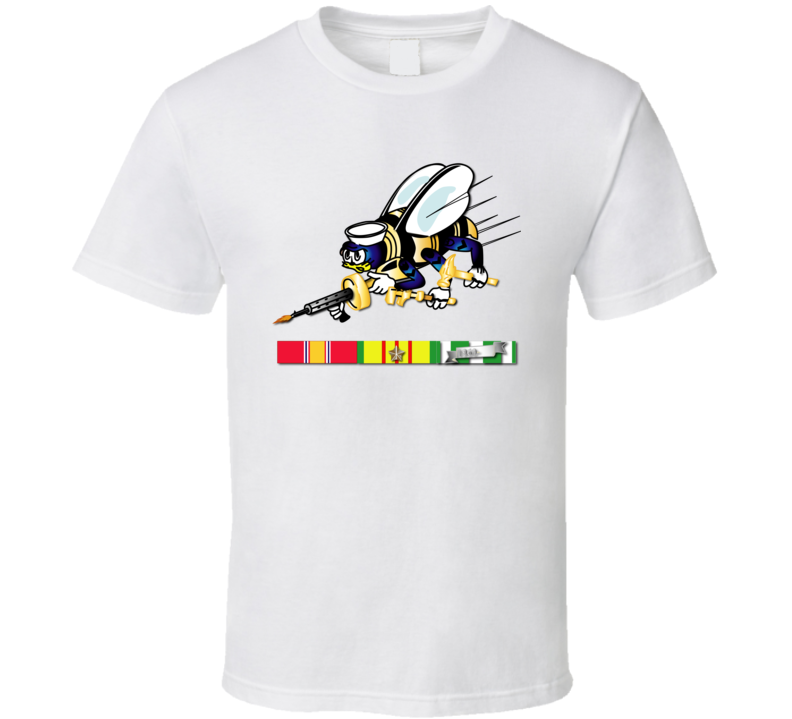 Navy - Seabee - Bee Only W Vn Svc T-shirt