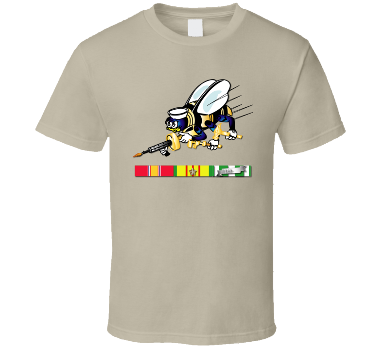 Navy - Seabee - Bee Only W Vn Svc T-shirt