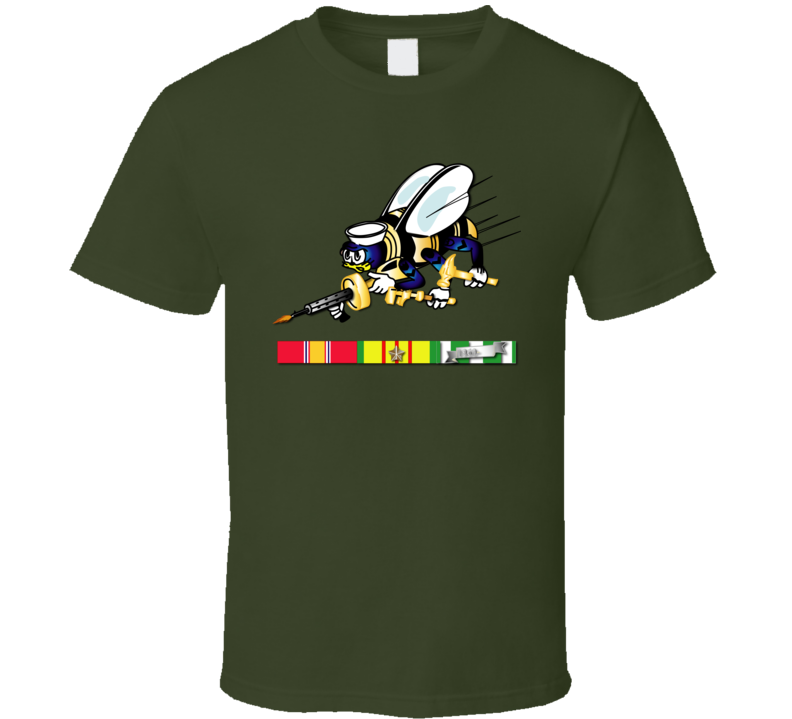 Navy - Seabee - Bee Only W Vn Svc T-shirt