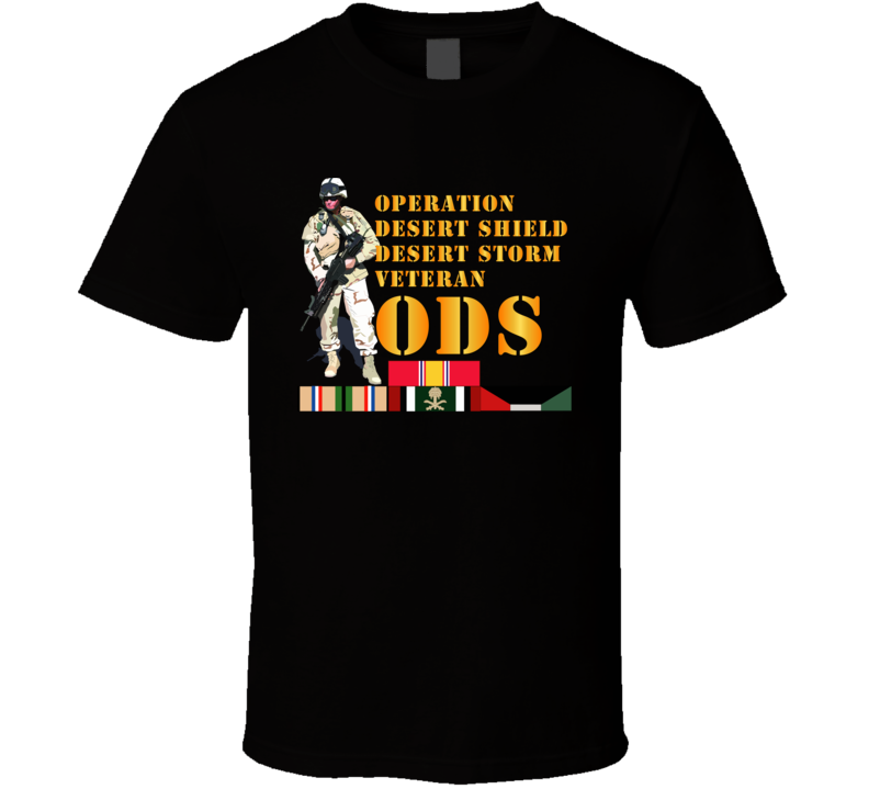 Army - Soldier - Ods W Svc Ribbons T-shirt