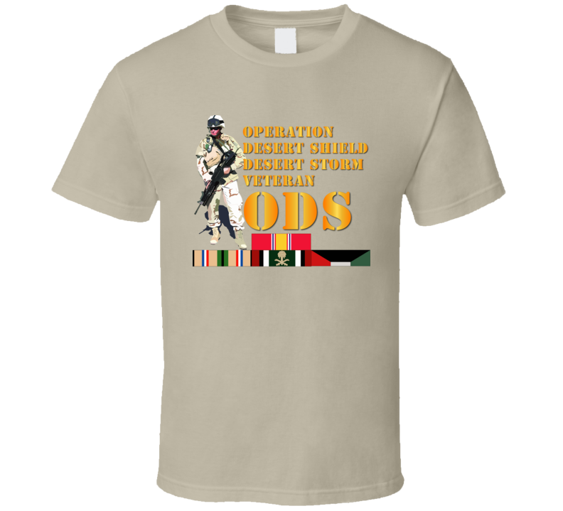 Army - Soldier - Ods W Svc Ribbons T-shirt