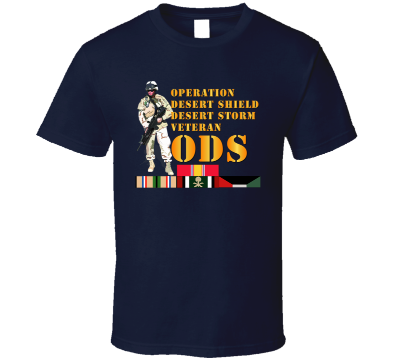 Army - Soldier - Ods W Svc Ribbons T-shirt