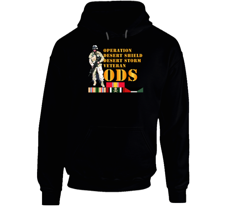 Army - Soldier - Ods W Svc Ribbons Hoodie