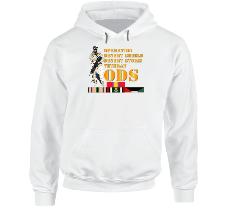 Army - Soldier - Ods W Svc Ribbons Hoodie