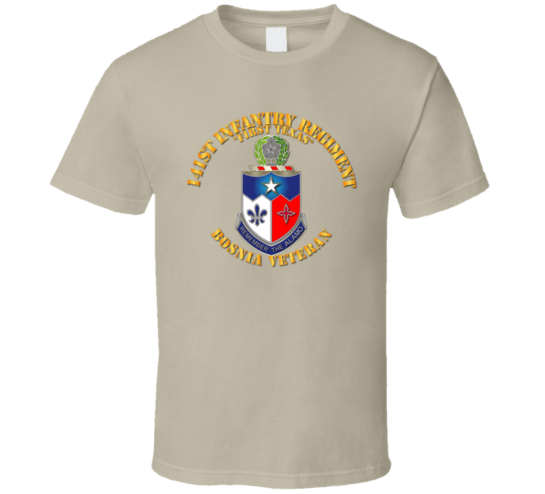 Army - 141st Infantry Regiment W Bosnia W Txt - Tshirt Army - 141st Infantry Regiment W Bosnia W Txt - Tshirt
