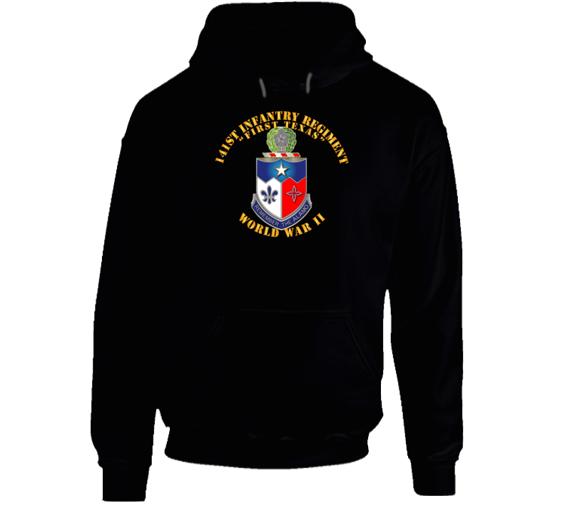 Army - 141st Infantry Regiment Wwii W Txt - Hoodie Army - 141st Infantry Regiment Wwii W Txt - Hoodie