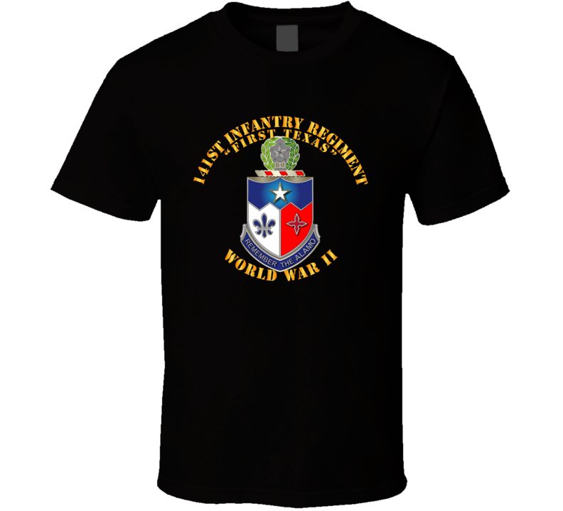 Army - 141st Infantry Regiment Wwii W Txt - Tshirt Army - 141st Infantry Regiment Wwii W Txt - Tshirt