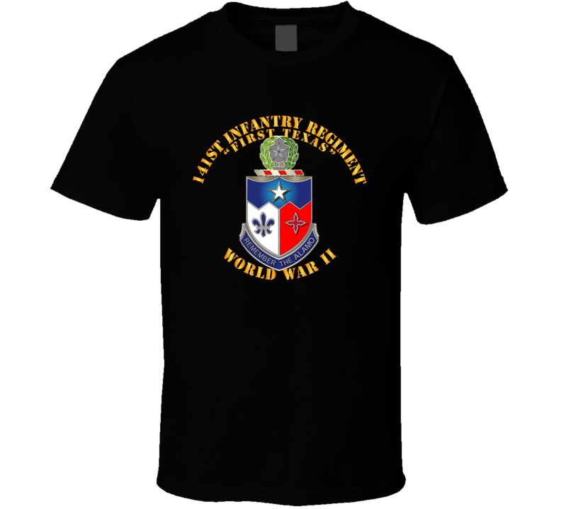 Army - 141st Infantry Regiment Wwii W Txt - Tshirt