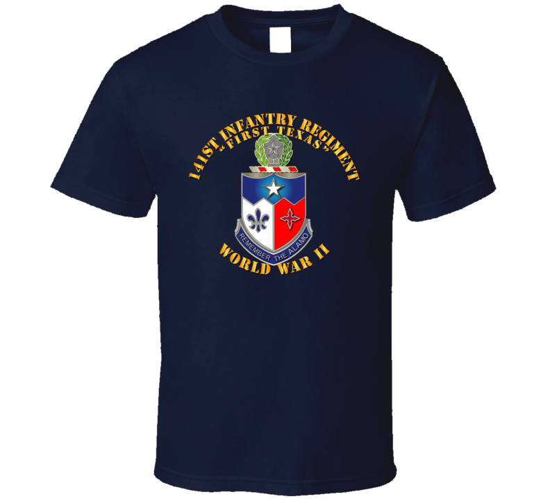 Army - 141st Infantry Regiment Wwii W Txt - Tshirt Army - 141st Infantry Regiment Wwii W Txt - Tshirt