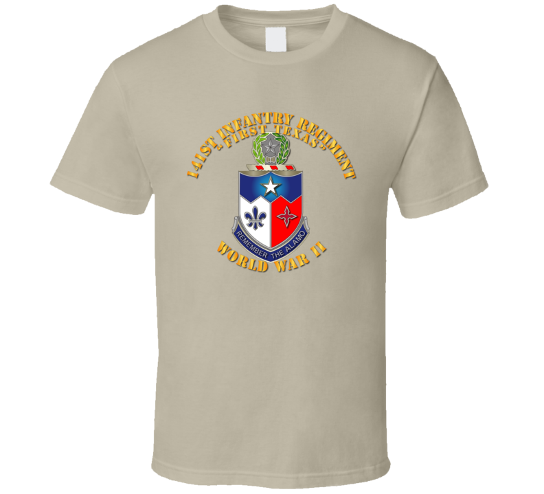Army - 141st Infantry Regiment Wwii W Txt - Tshirt Army - 141st Infantry Regiment Wwii W Txt - Tshirt