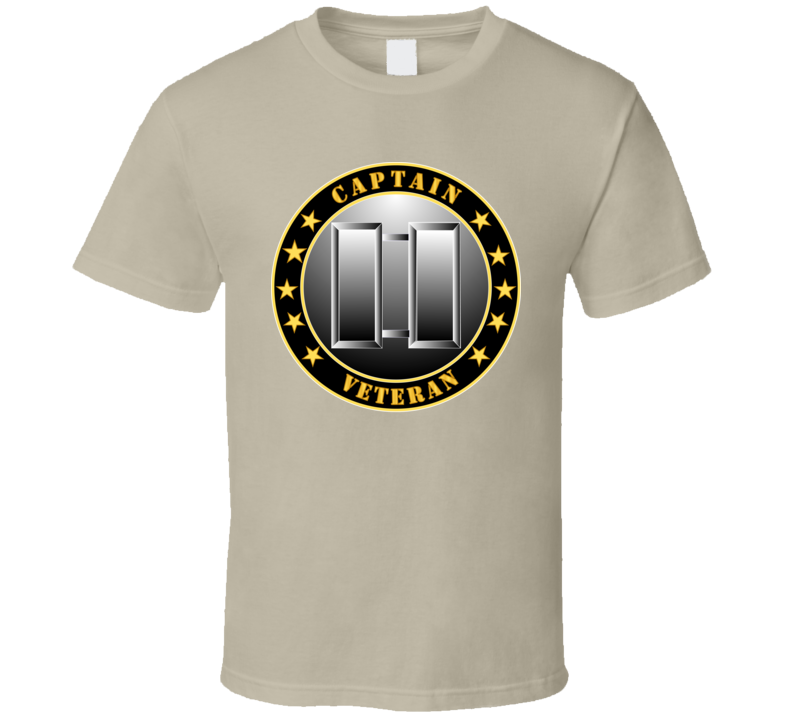 Army - Captain Veteran T-shirt