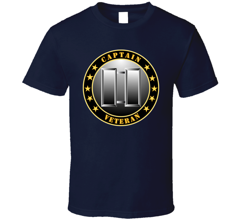 Army - Captain Veteran T-shirt
