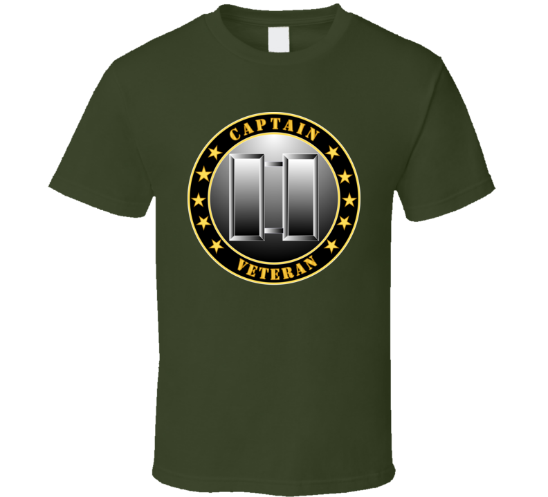 Army - Captain Veteran T-shirt