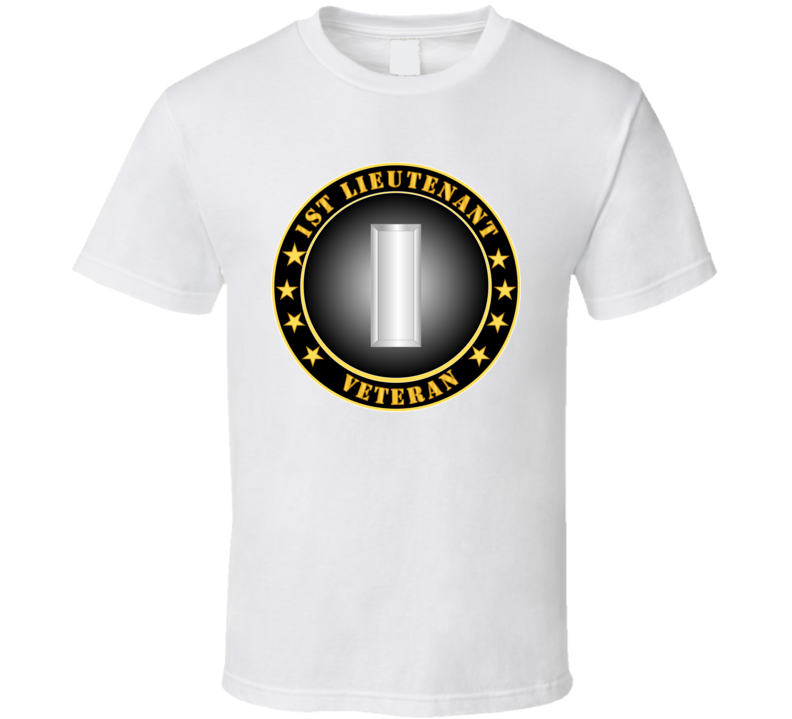 Army - 1st Lieutenant Veteran T-shirt