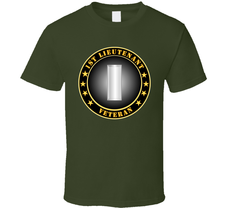 Army - 1st Lieutenant Veteran T-shirt