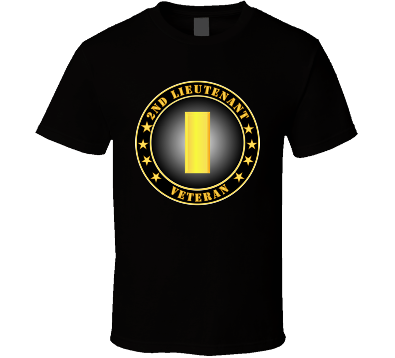 Army - 2nd Lieutenant Veteran T-shirt