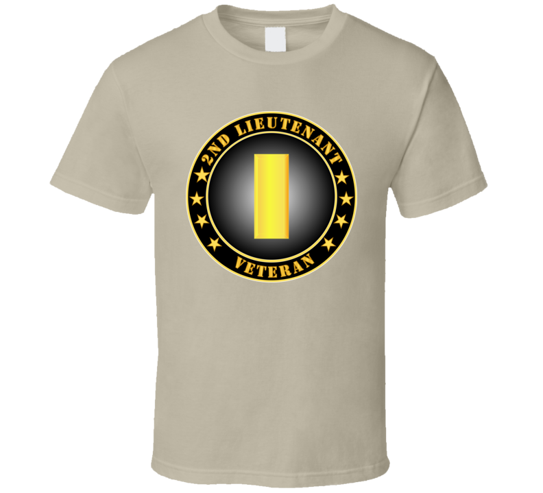 Army - 2nd Lieutenant Veteran T-shirt