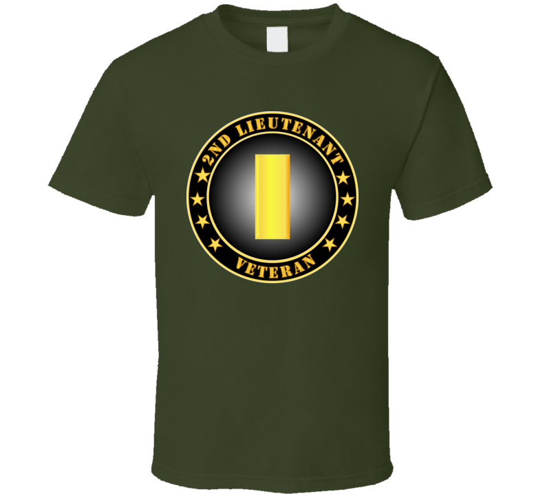 Army - 2nd Lieutenant Veteran T-shirt