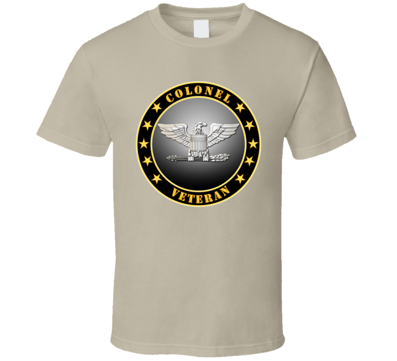 Army - Colonel Veteran T-shirt