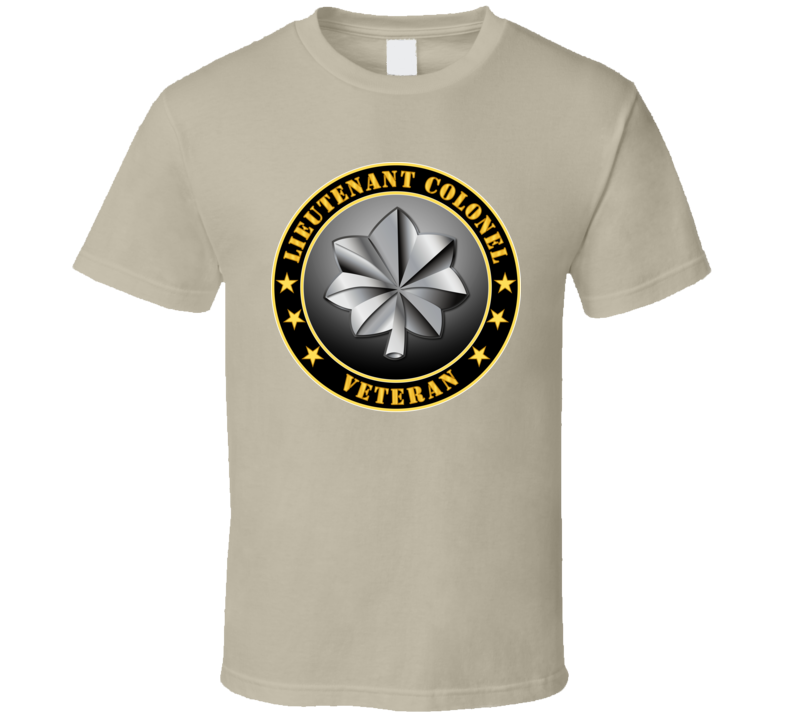 Army - Lieutenant Colonel Veteran T-shirt