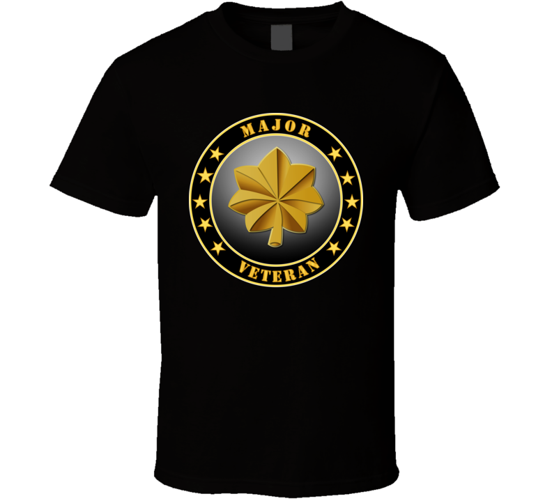 Army - Major Veteran T-shirt
