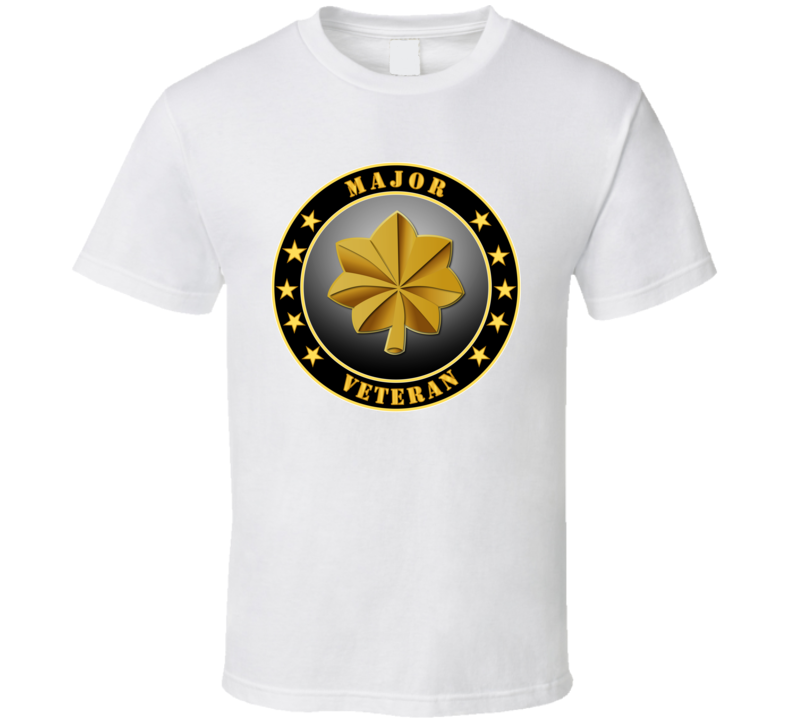 Army - Major Veteran T-shirt