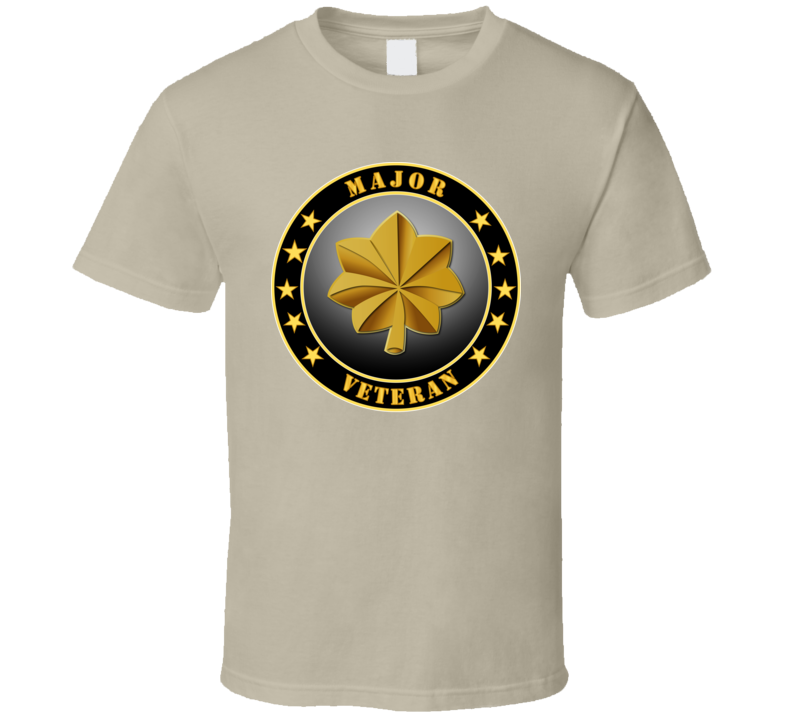 Army - Major Veteran T-shirt