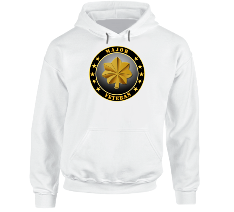 Army - Major Veteran Hoodie