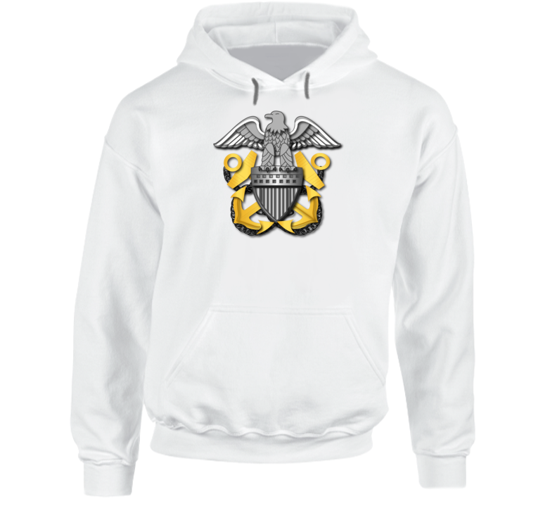 Us - Navy - Crest Hood Hoodie