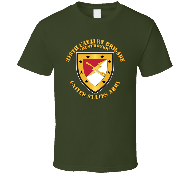 Army - 316th Cavalry Brigade - SSI T Shirt