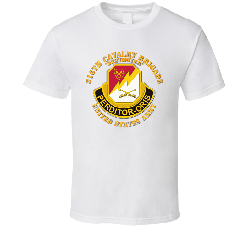 Army - 316th Cavalry Brigade - Dui T Shirt