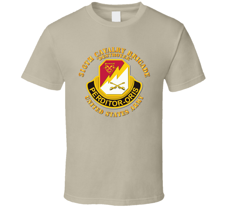 Army - 316th Cavalry Brigade - DUI T Shirt