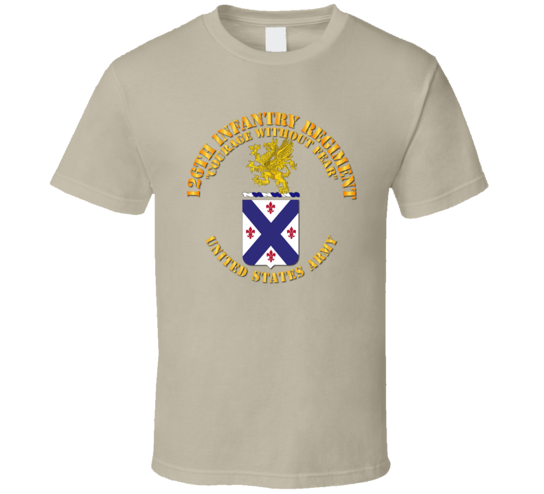 Army - COA - 126th Infantry Regiment T Shirt