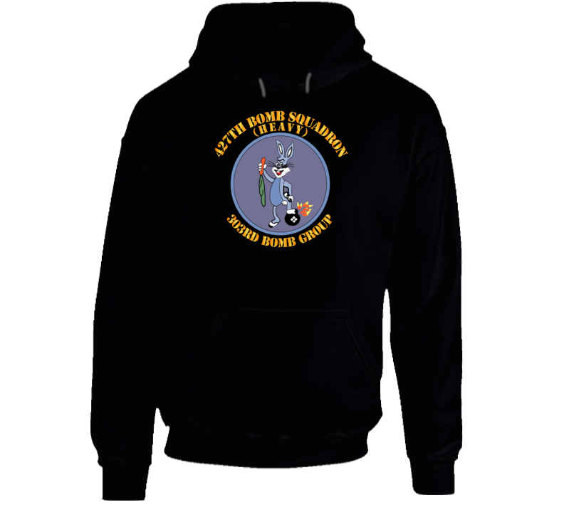 Aac - 427th Bomb Squadron - 303rd Bomb Group - Wwii W/text- Hoodie