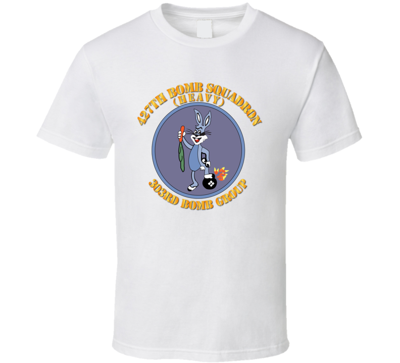 Aac - 427th Bomb Squadron - 303rd Bomb Group - Wwii W/text- T Shirt