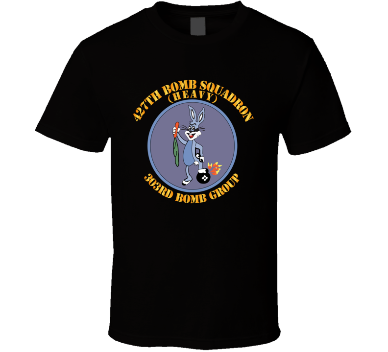Aac - 427th Bomb Squadron - 303rd Bomb Group - Wwii W/text- T Shirt