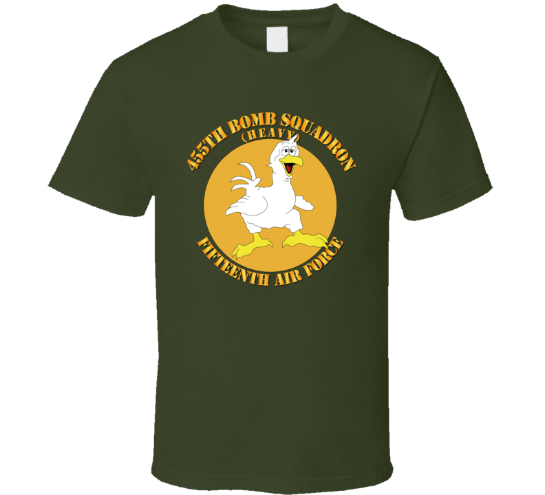  Aac - 455th Bomb Squadron - 15th Af - Wwii - T Shirt