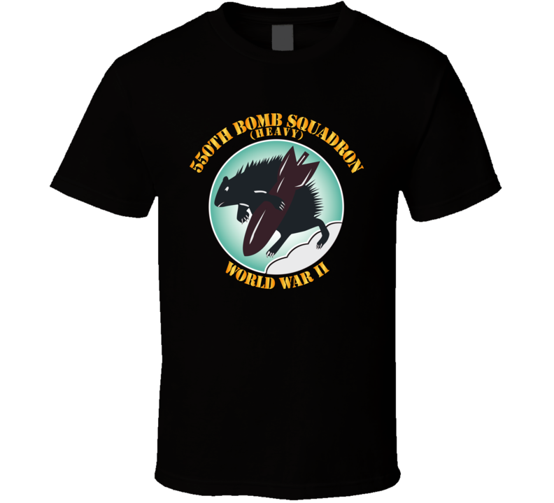 Aac - 550th Bomb Squadron - 385th Bg - 8th Af - Wwii T Shirt
