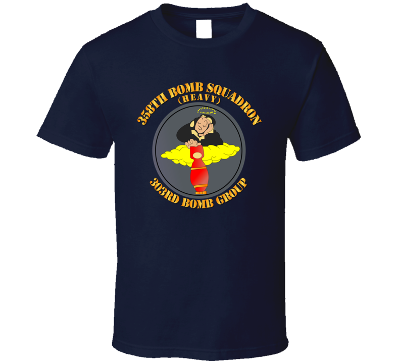 Aac - 358th Bomb Squadron - 303rd Bomb Group - Wwii T Shirt