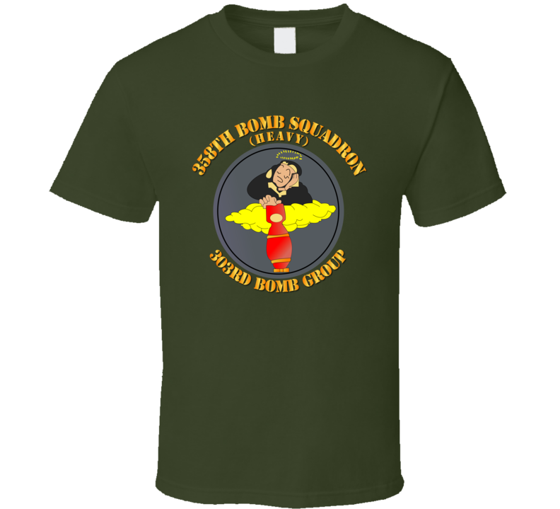 Aac - 358th Bomb Squadron - 303rd Bomb Group - Wwii T Shirt