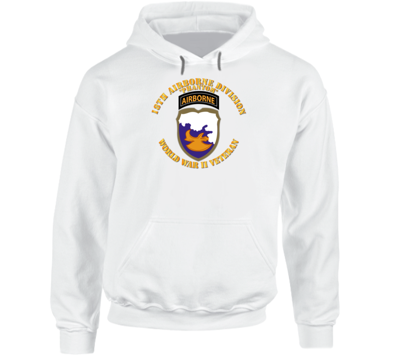 Army - 18th Airborne Division - Phantom - Wwii - Hoodie