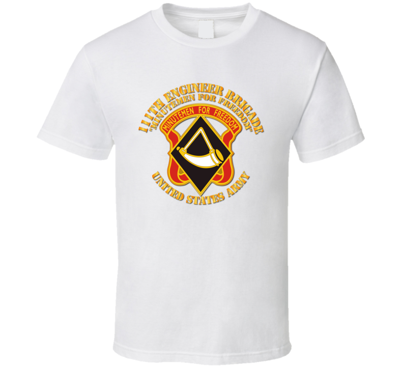 Army - 111th Engineer Brigade - Dui T Shirt