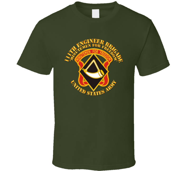 Army - 111th Engineer Brigade - Dui T Shirt