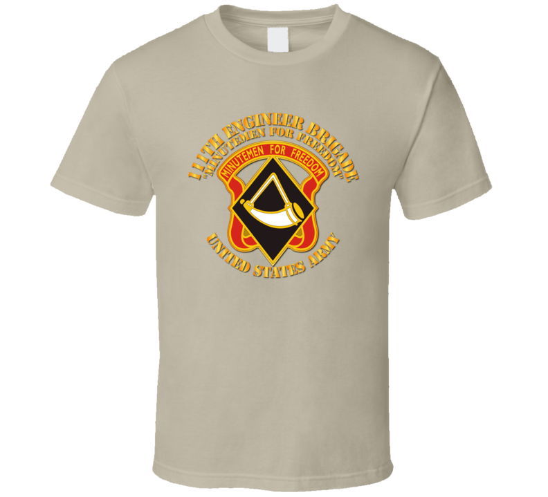Army - 111th Engineer Brigade - Dui T Shirt