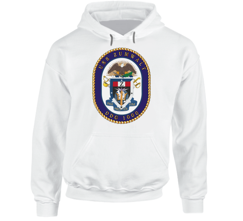 Usn - Uss Zumwalt - Ddg 1000 Wo Txt Hoodie